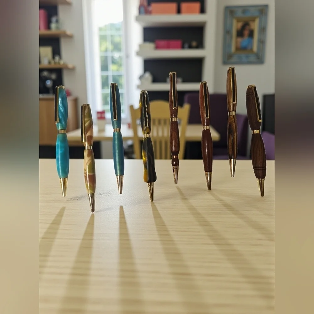 Hand-turned Acrylic & Wooden Pens $35 Each